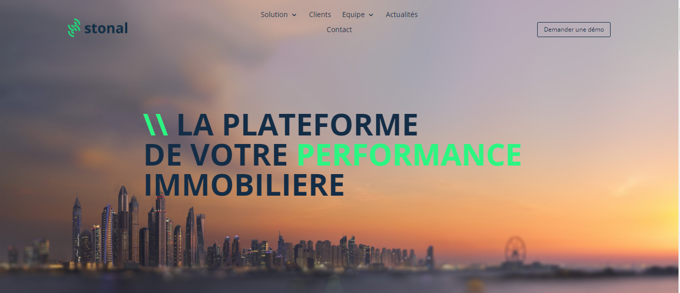 stonal saas real estate startup