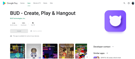 BUD, a metaverse app that will launch NFTs