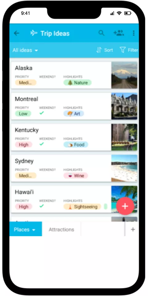 Airtable Mobile View 1