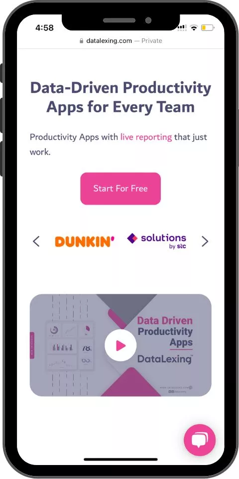 DataLexing Mobile promo